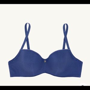 SIZE 32D 1/2 ThirdLove Geolace T-shirt Bra in Plum